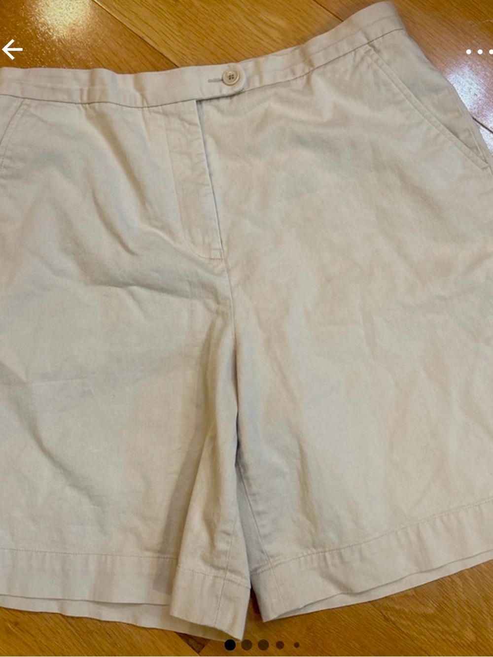 Vintage Faconnable Classic Women's Khaki Walking Shorts
